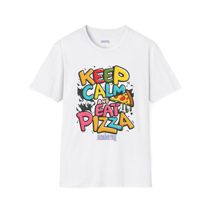 Keep Calm and Eat Pizza Tee: Slice of Happiness | Jarastyle Collection