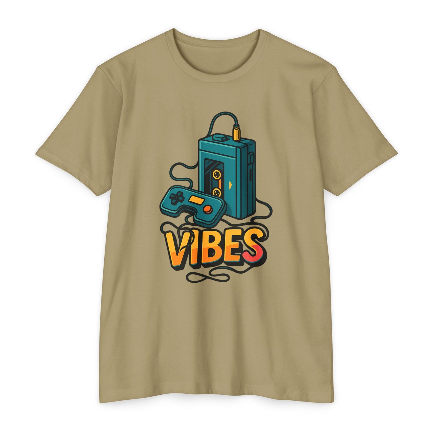 Vibes Gaming T-Shirt, Unisex Casual Tee, Gamer Apparel, Family Shirt, Gift for Gamers, Retro Vibe Shirt