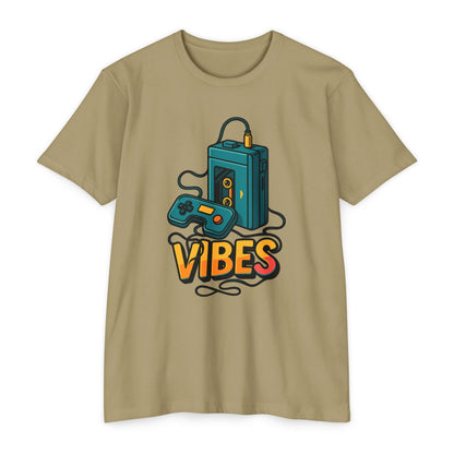 Vibes Gaming T-Shirt, Unisex Casual Tee, Gamer Apparel, Family Shirt, Gift for Gamers, Retro Vibe Shirt