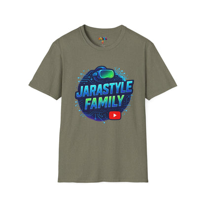 Gaming Family Unisex Softstyle T-Shirt, Casual Tee, Geeky Gift, Family Reunion, YouTube Fan Shirt, Holiday Gift