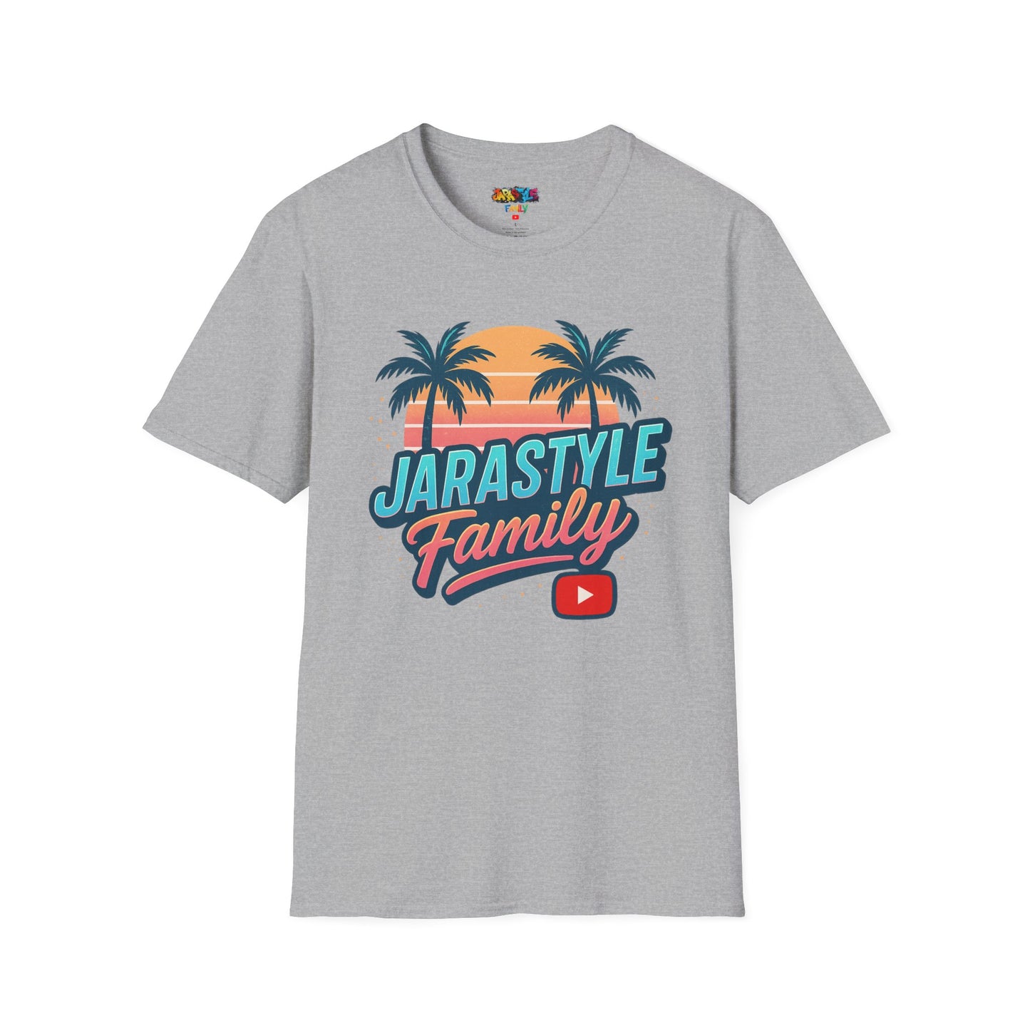 JARASTYLE Family T-Shirt - Unisex Softstyle Tee, Summer Vibes Shirt, Family Reunion Gift, Travel Clothing, YouTube Merchandise