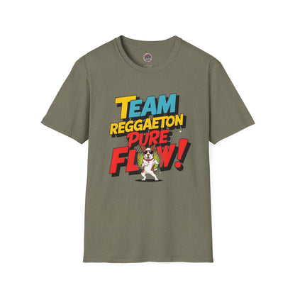 Team Reggaeton Pure Flow Tee: Feel the Beat | Jarastyle Music Collection