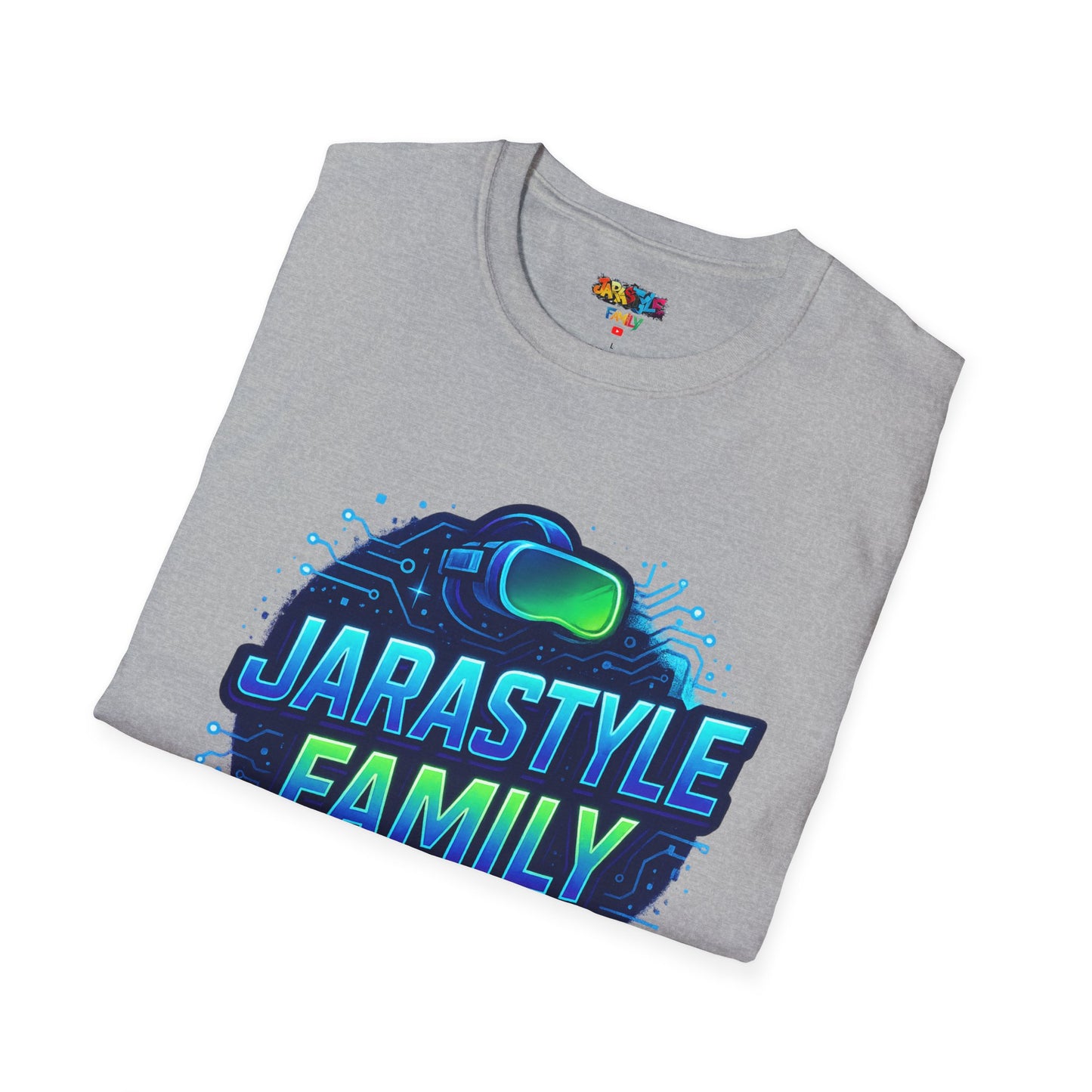 Gaming Family Unisex Softstyle T-Shirt, Casual Tee, Geeky Gift, Family Reunion, YouTube Fan Shirt, Holiday Gift