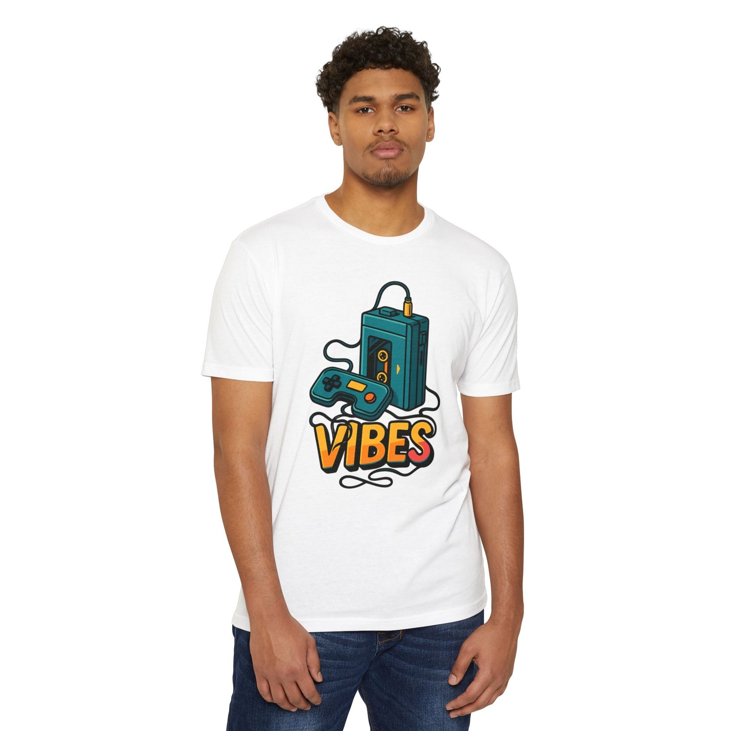 Vibes Gaming T-Shirt, Unisex Casual Tee, Gamer Apparel, Family Shirt, Gift for Gamers, Retro Vibe Shirt