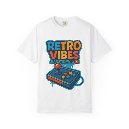 Retro Vibes Unisex T-Shirt | Gamer Apparel, Gift for Gamers, Casual Wear, YouTube Channel Merchandise, Vintage Gaming Tee