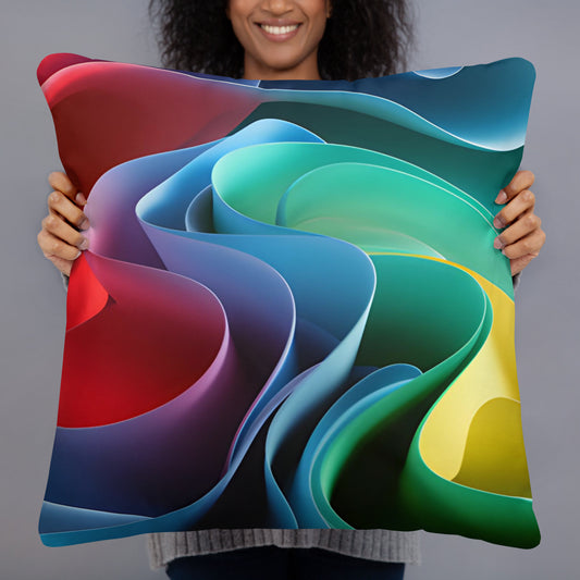 3D Subliminal Color Pillow: Modern Home Accent | Jarastyle Decor Collection