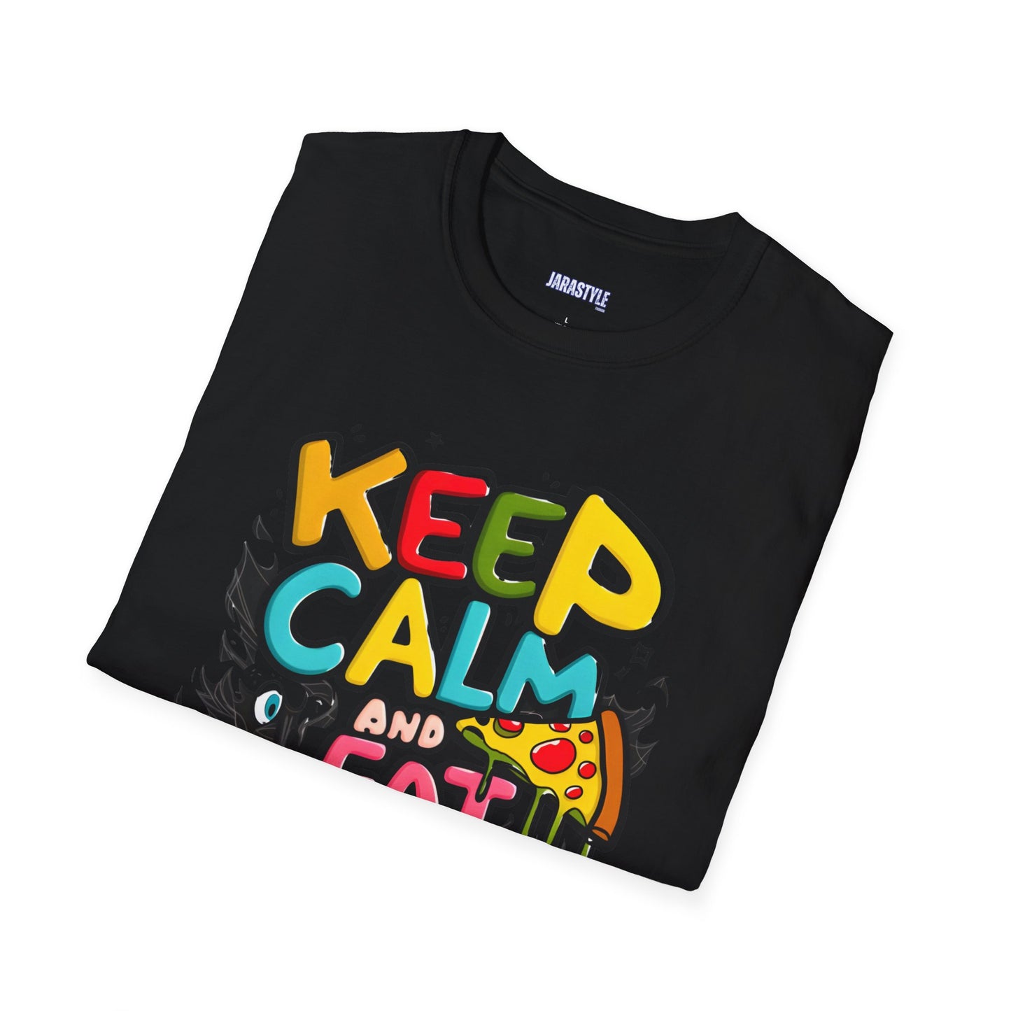 Keep Calm and Eat Pizza Tee: Slice of Happiness | Jarastyle Collection