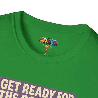 Get Ready for the Concert Unisex Softstyle T-Shirt, Music Lover Tee, Concert Attendee Shirt, Gift for Musicians, Unique Graphic Tee
