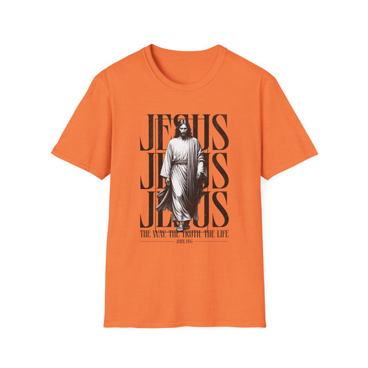 Inspirational Graphic T-Shirt for Faith and Family, Jesus Tee, Family Reunion Apparel, Religious Gift, Everyday Wear