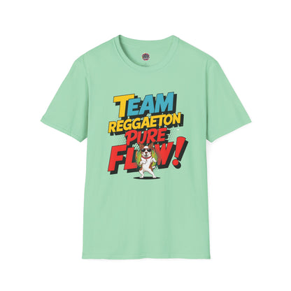 Team Reggaeton Pure Flow Tee: Feel the Beat | Jarastyle Music Collection