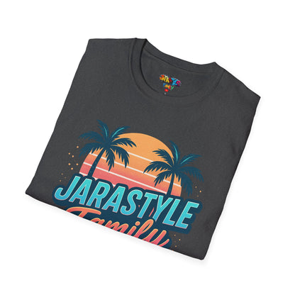JARASTYLE Family T-Shirt - Unisex Softstyle Tee, Summer Vibes Shirt, Family Reunion Gift, Travel Clothing, YouTube Merchandise