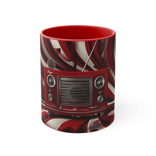 3D Radio Mug: Tune Into Style | Jarastyle Retro Tech Collection