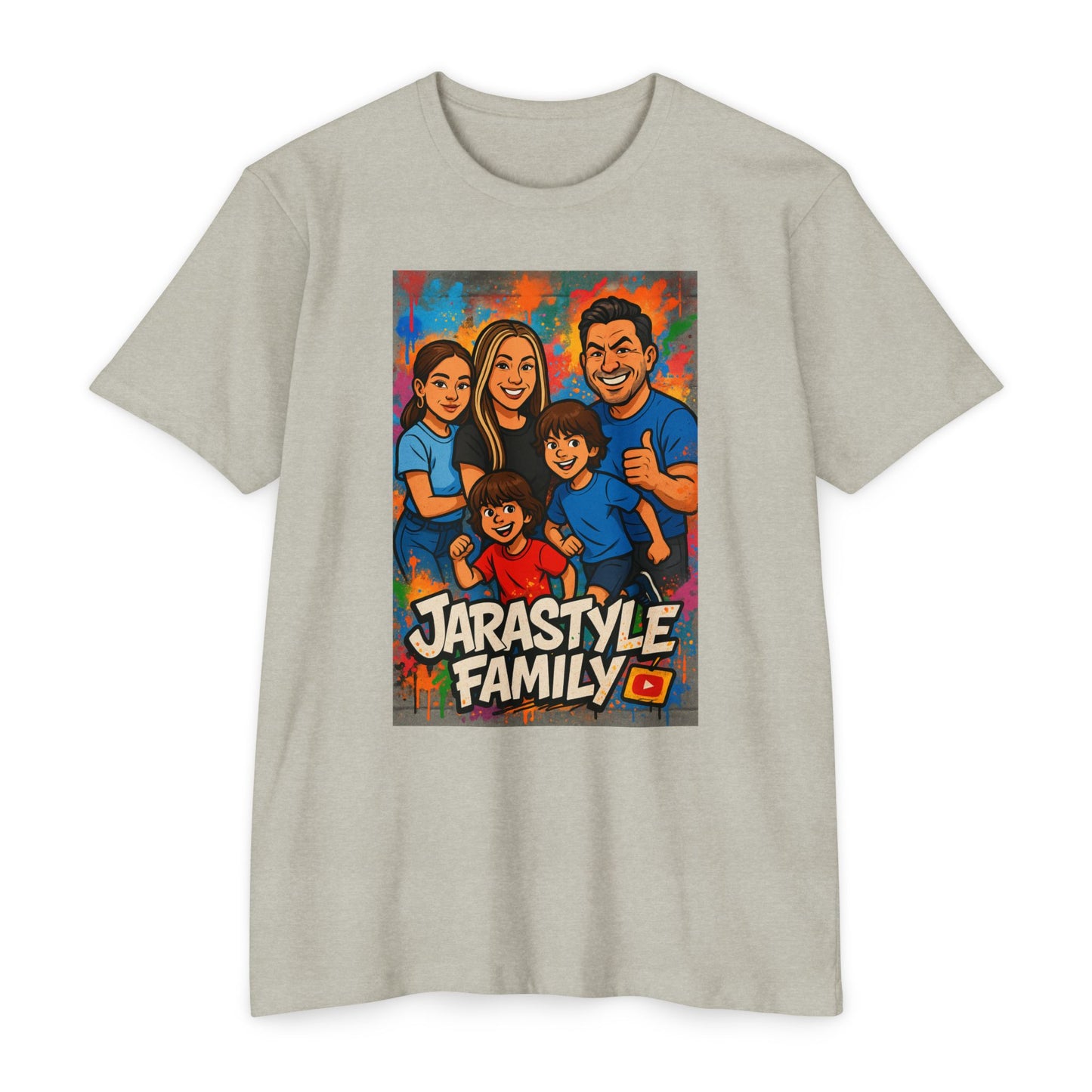 Personalized Family T-Shirt, Custom Family Tee, Fun Family Shirt, Gift for Family, Vibrant Graphic Tee