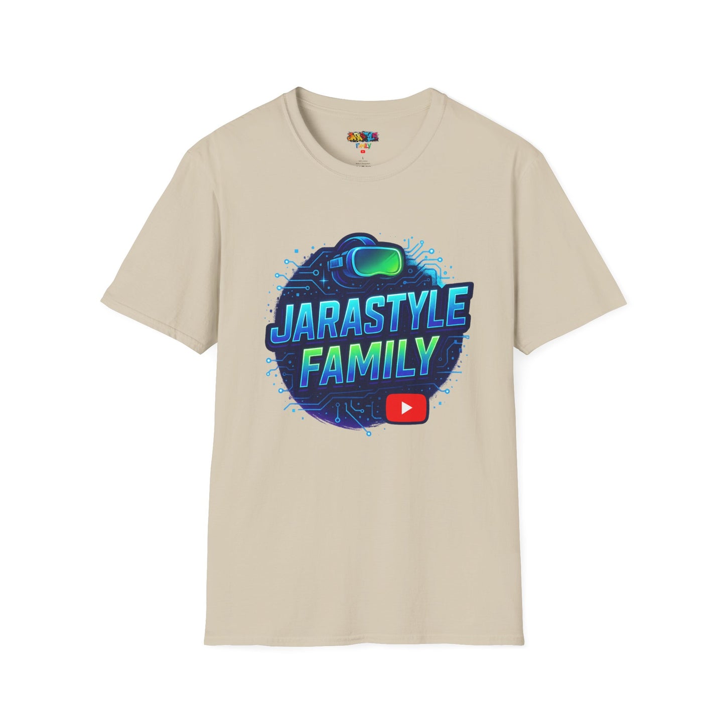 Gaming Family Unisex Softstyle T-Shirt, Casual Tee, Geeky Gift, Family Reunion, YouTube Fan Shirt, Holiday Gift