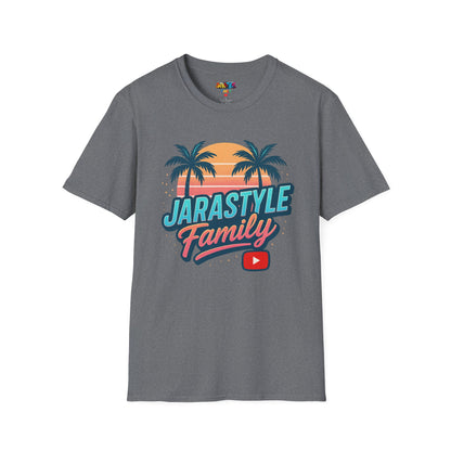 JARASTYLE Family T-Shirt - Unisex Softstyle Tee, Summer Vibes Shirt, Family Reunion Gift, Travel Clothing, YouTube Merchandise