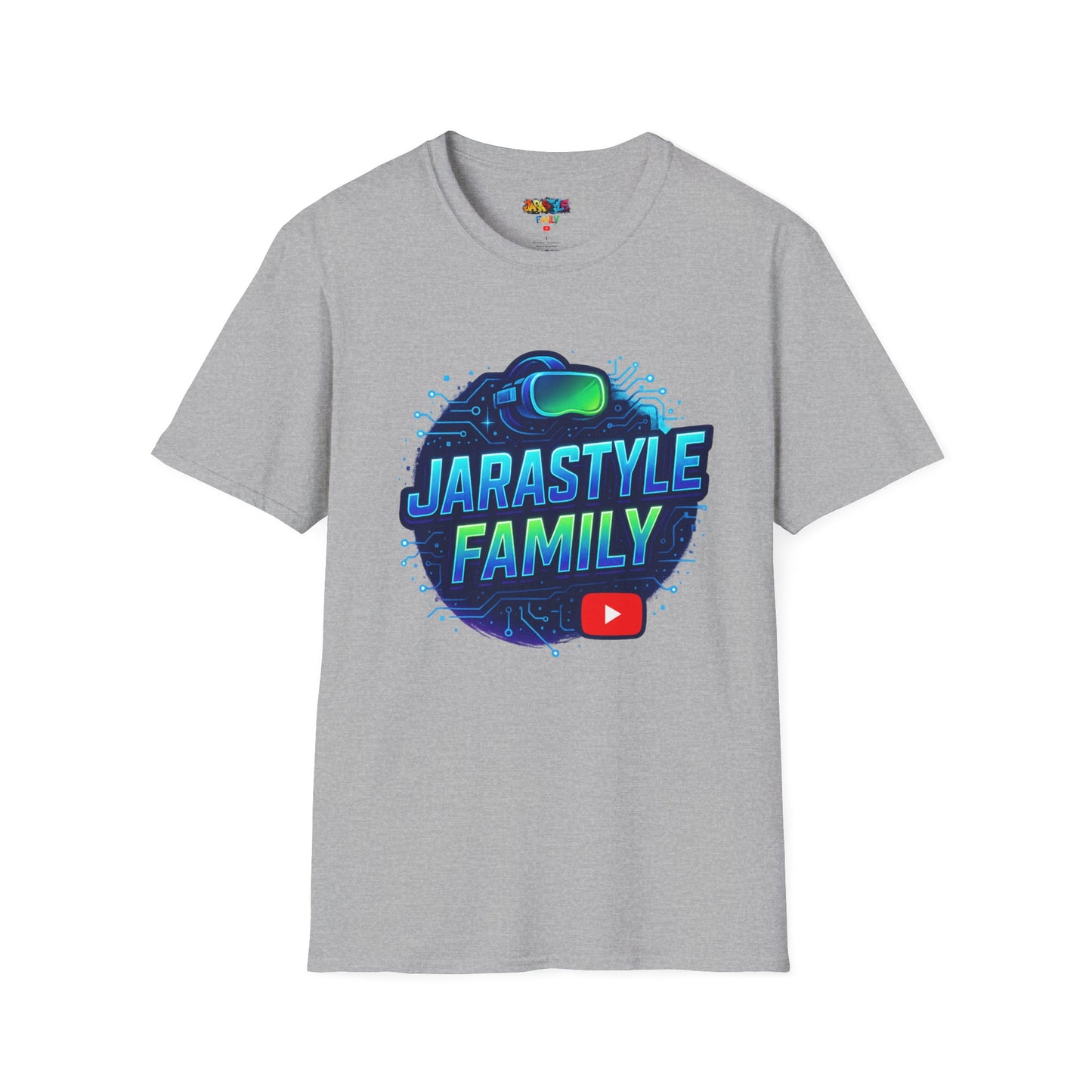 Gaming Family Unisex Softstyle T-Shirt, Casual Tee, Geeky Gift, Family Reunion, YouTube Fan Shirt, Holiday Gift