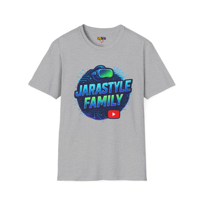Gaming Family Unisex Softstyle T-Shirt, Casual Tee, Geeky Gift, Family Reunion, YouTube Fan Shirt, Holiday Gift