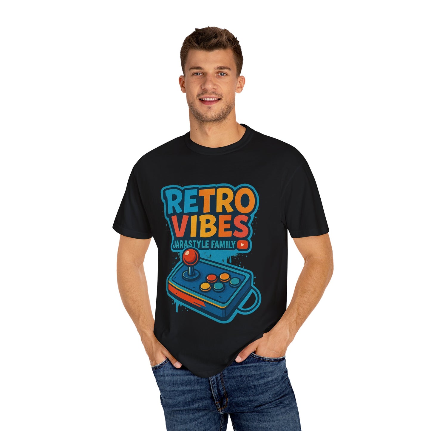 Retro Vibes Unisex T-Shirt | Gamer Apparel, Gift for Gamers, Casual Wear, YouTube Channel Merchandise, Vintage Gaming Tee