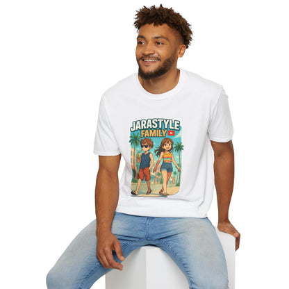 Unisex Softstyle T-Shirt with Jarastyle Family Design, Summer Vibe
