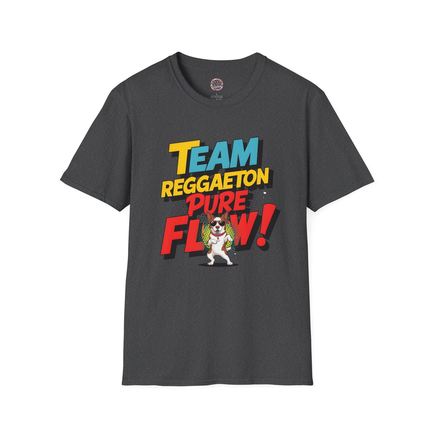 Team Reggaeton Pure Flow Tee: Feel the Beat | Jarastyle Music Collection