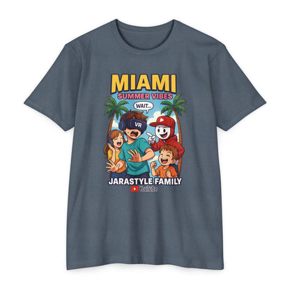 Miami Summer Vibes T-Shirt, Family Fun Tee, Unisex Graphic Shirt, Vacation Outfit, YouTube Merch, Casual Summer Wear