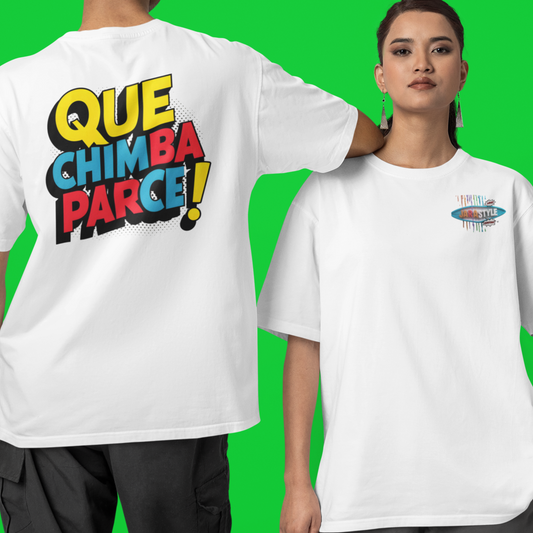 Colombian Slang Tee: 'Que Chimba Parce' | Jarastyle Cultural Collection