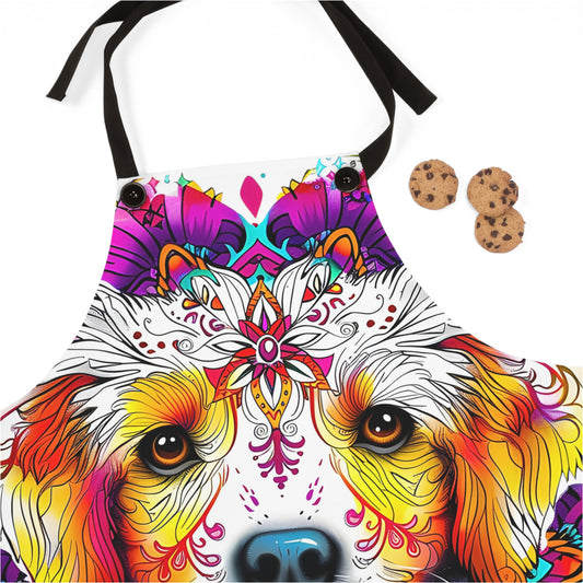 Dog Mantra Apron: Cook with Love & Paws | Jarastyle Pet Lovers' Kitchen Collection