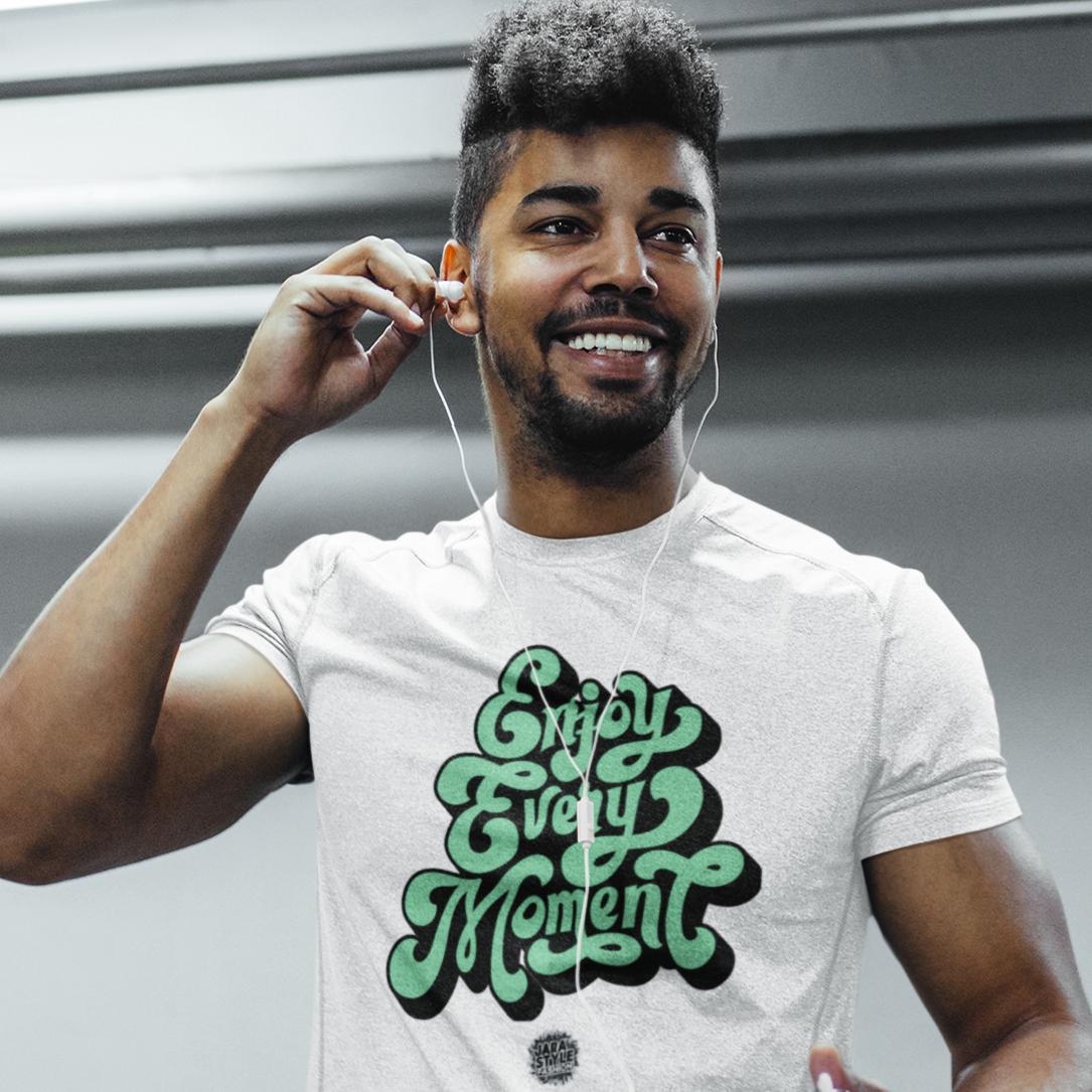 Enjoy Every Moment Tee: Savor Life's Joy | Jarastyle Positivity Collection