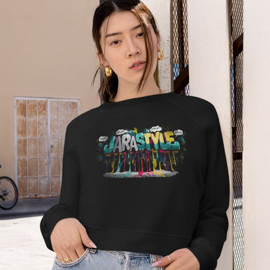 Jarastyle Cropped Sweatshirt: Chic Comfort Meets Style