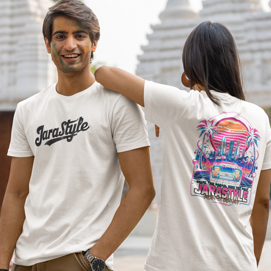 Jarastyle Sunset Miami Tee: Embrace the Glow | Jarastyle Coastal Collection