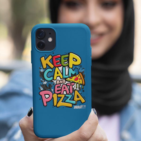 Keep Calm and Eat Pizza Phone Case | Jarastyle Culinary Collection