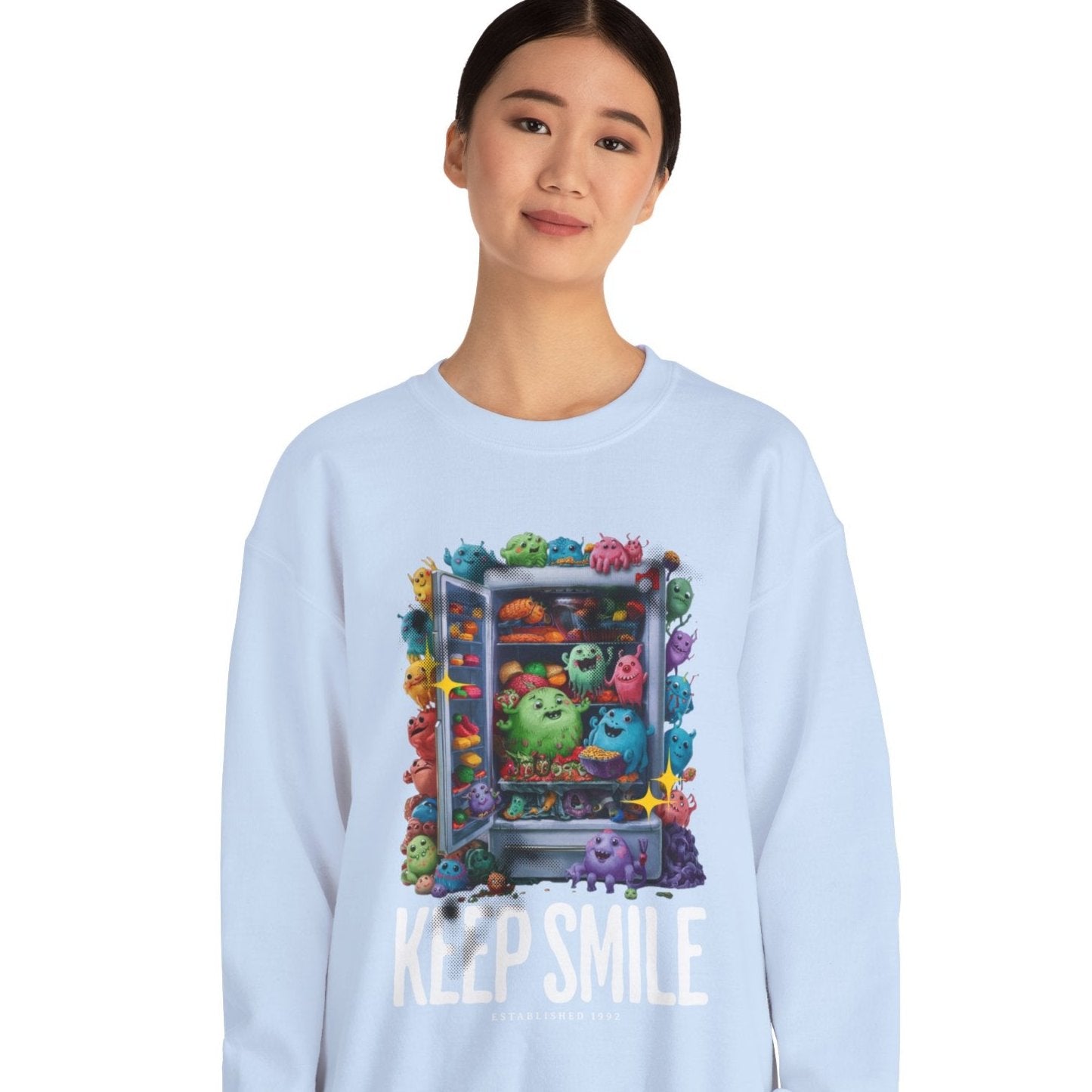 Keep Smiling Sweatshirt: Brighten Your Days | Jarastyle Positivity Collection