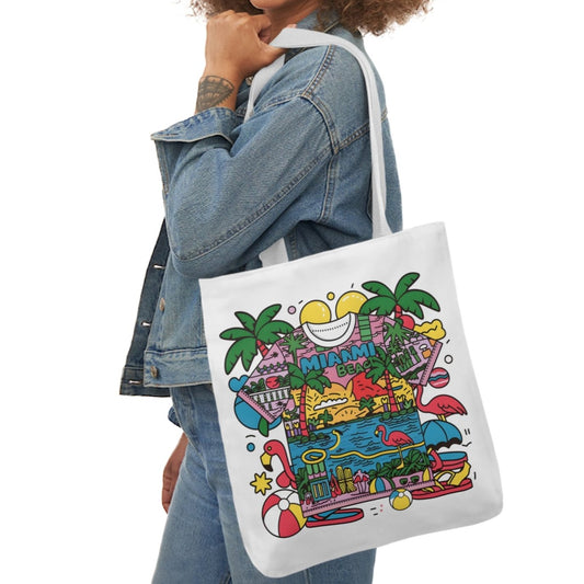 Miami Beach Vibes Tote: Sunshine & Style on the Go | Jarastyle Coastal Collection