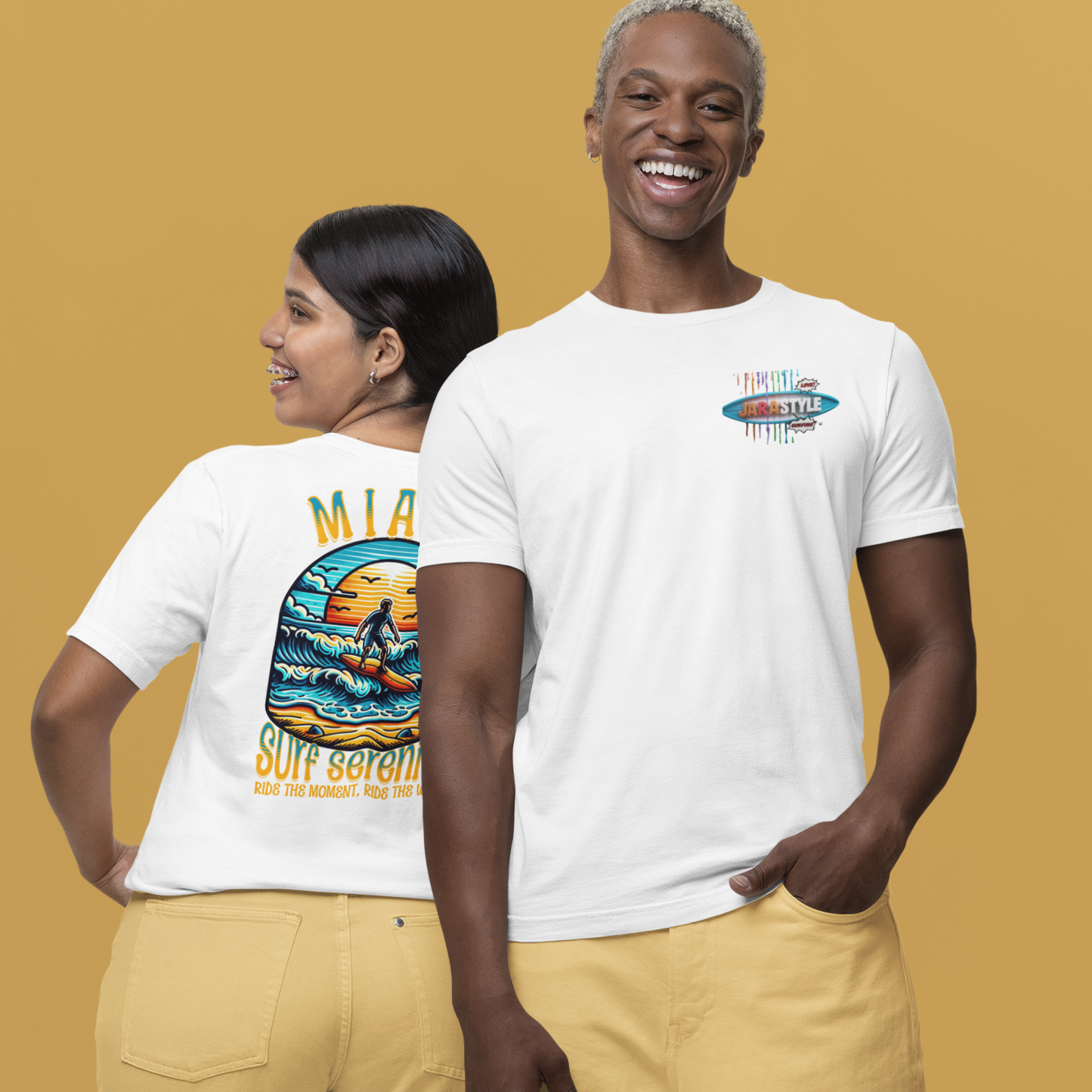 Miami Surf Adventure Mug: Ride the Moment | Jarastyle Coastal Collection