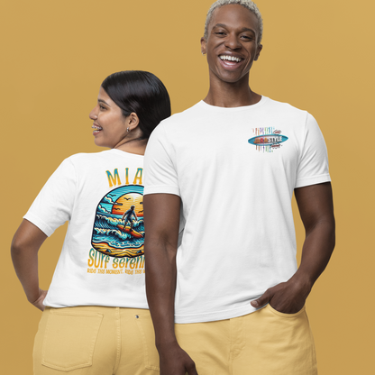 Miami Surf Adventure Mug: Ride the Moment | Jarastyle Coastal Collection
