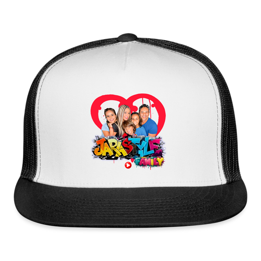 Official Jarastyle Family Channel Hat: Wear Your Support | Exclusive YouTube Fan Gear - white/black