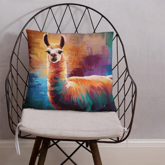 Peruvian Llama Pillow: Cozy Comfort with Cultural Charm | Jarastyle Global Collection